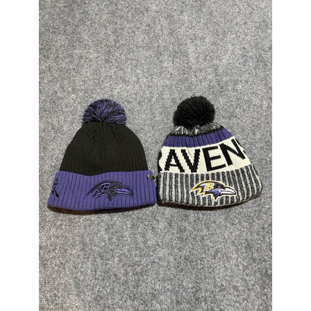 New Era Baltimore Ravens Wool Winter Hat One Size Fits Most